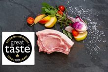 Load image into Gallery viewer, 2 x Berkshire rind on Pork Chops (Plain and Glazed options)