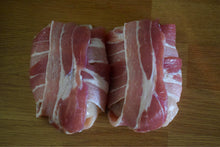 Load image into Gallery viewer, 2 x Bacon Wrapped Chicken Fillets with Thai Green Curry Butter