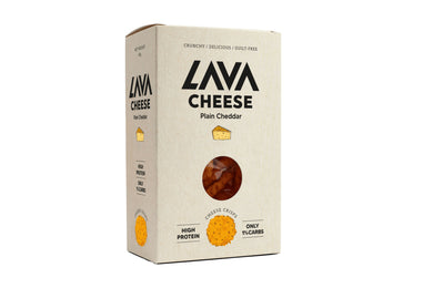 Lava Cheese Crisps Plain Cheddar