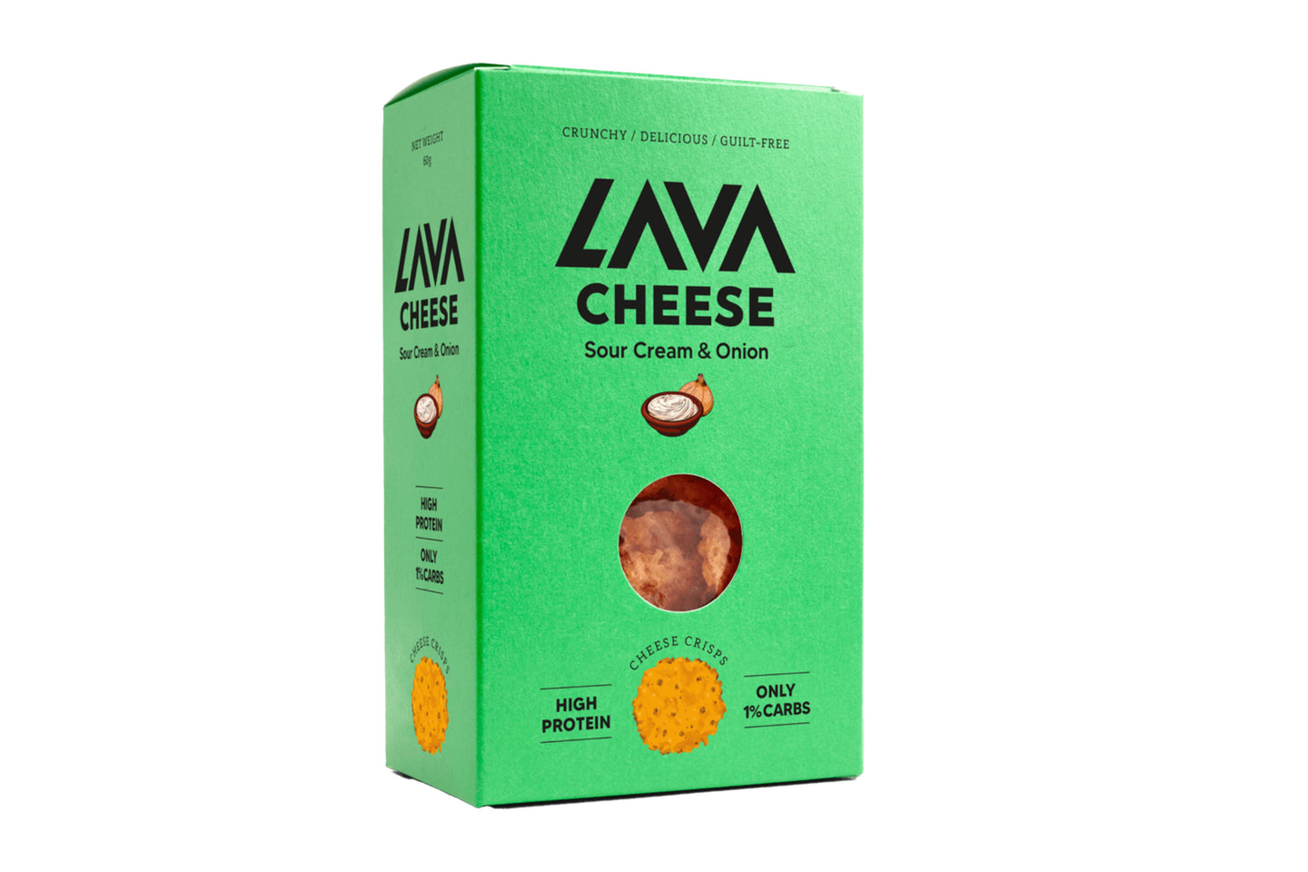 Lava Cheese Crisps Sour Cream and Onion