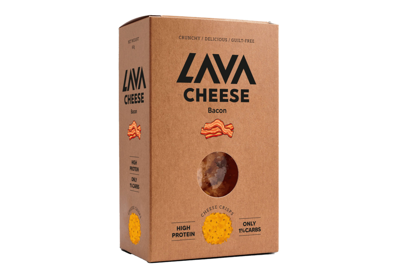 Lava Cheese Crisps Bacon